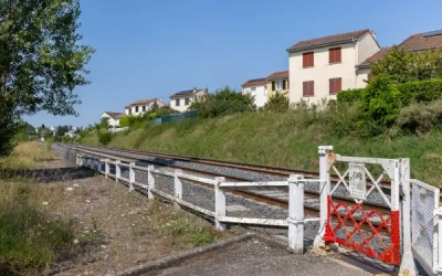 Travaux sur la ligne ferroviaire, secteur de la Rotonde